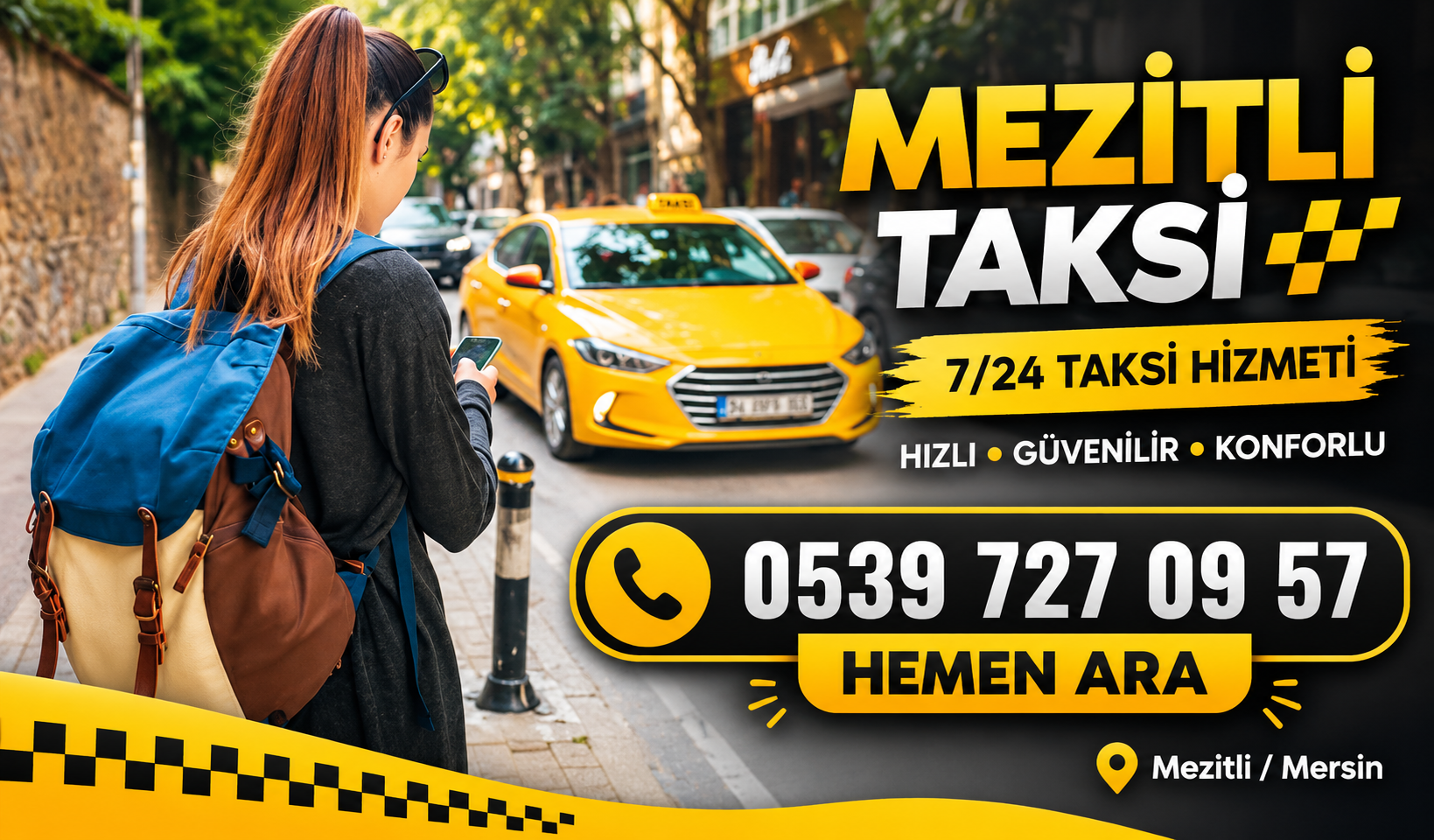 Mezitli şehir içi taksi